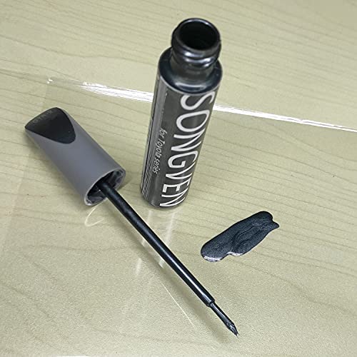 Car Touch Up Paint Pen Black Pearl Car Paint Scratch Repair Pen Tool Automotive Touch Up Paint Brush in Bottle Scratch Remover Kit Gloss Scratch removal for cars (For Toyota CAMRY, Crystal Black)