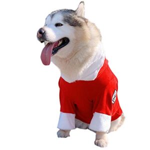 coutudi dog christmas costume dog santa claus costume dog cat christmas holiday outfit pet christmas clothes (men size)