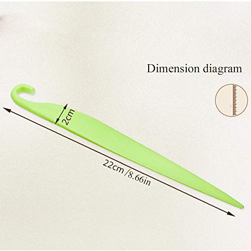 PZRT Cake Stripping Knife Demolding Knife Plastic Baking Tools Cake Scraper Butter Cream Spreader Bakeware Fondant Decoration, Green