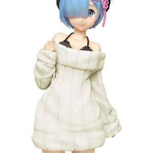 Taito Re:Zero Precious Figure Rem ~Knit Dress ver.～ Renewal～, Multiple Colors (T83326)