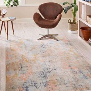 Unique Loom Lotus Collection Area Rug - Royal (4' 1" x 6' 1" Rectangle, Multi/ Ivory)