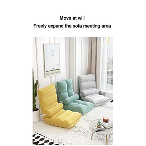 TWXWHYQ Lazy Sofa Tatami Sofa Bed Backrest Chair Girls Bedroom Single Bay Window Small Sofa Folding Chair 525360Cm,Pink,525360cm