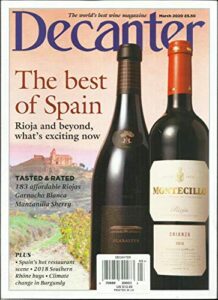 decanter magazine, the world's best wine magazine march, 2020 no. 06 vol, 45