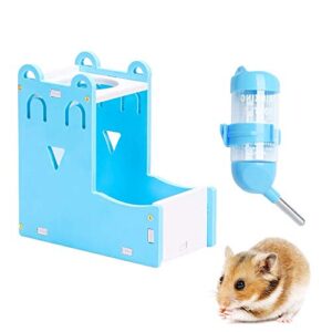 yitokmc hamster water bottle with stand holder aquarium cage accessories small animal pet water bottle for hamster hedgehog mouse gerbil guinea pig bunny rat water feeder automatic drinking bottle