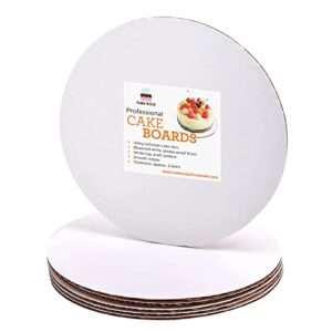 6" round coated cakeboard, 12 ct.