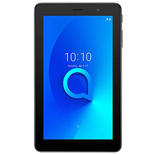 Alcatel 1T 7.0" 9013A (16GB, WiFi + Cellular) Face Unlock, Android 10, GPS, Tablet + Phone US 4G Volte GSM Unlocked (T-Mobile, AT&T, Metro PCS, Straight Talk) (Prime Black) (Renewed)