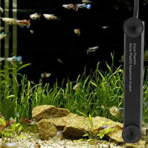 Submersible Aquarium Heater with Thermometer, LEDGLE Fish Tank Heater for 3 to 5 Gallon Betta Tank, Saltwater or Freshwater Aquariums, Turtle, Auto Intelligent LED Digital Display