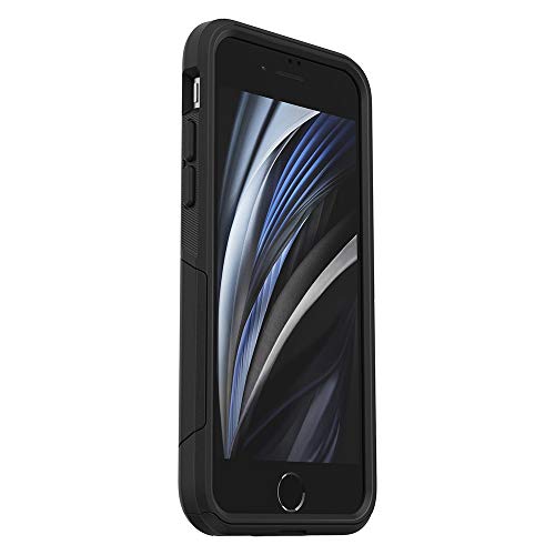 OtterBox iPhone SE 3rd & 2nd Gen, iPhone 8 & iPhone 7 (not compatible with Plus sized models) Commuter Series Case - BLACK, slim & tough, pocket-friendly, with port protection