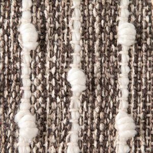 DII Slub Rug Collection Recycled Cotton Loop, 2x3', Stone