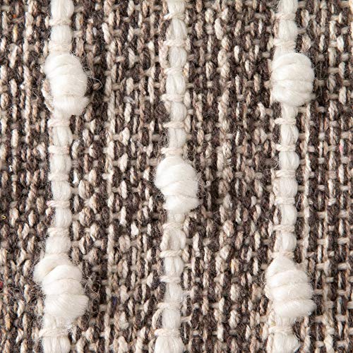DII Slub Rug Collection Recycled Cotton Loop, 2x3', Stone