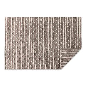 DII Slub Rug Collection Recycled Cotton Loop, 2x3', Stone