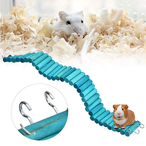 6 * 50CM Pet Hamster Climbing Ladder, Pet Ladder Suspension Bridge Cockatiel Toy Pet Cage Toy