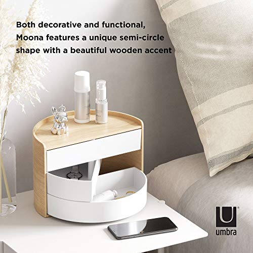 Umbra Moona Storage Box White/Natural