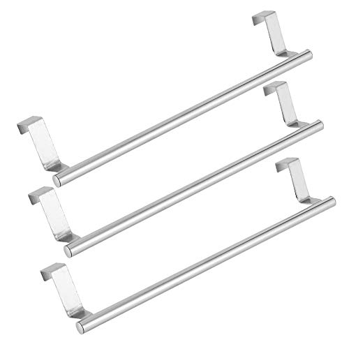 Convenience Save Space Over Door Towel Rack, Simple Cabinet Hanging Holder, Practical for Kitchen Hotel