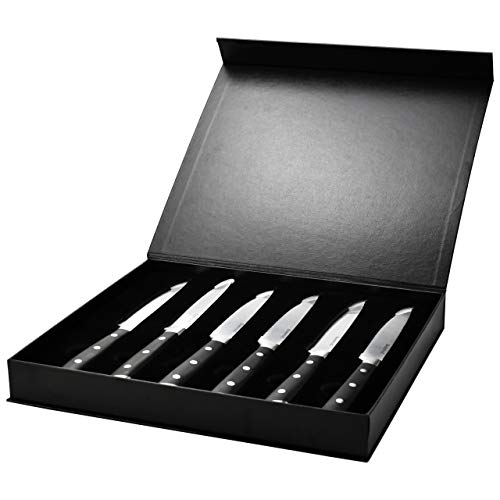 Barenthal 6-pc. 18/10 German Stainless Steel Steak Knife Set with Velvet-Lined Storage Case