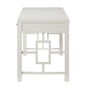 Comfort Pointe Verano 3-Drawer White Wood Desk