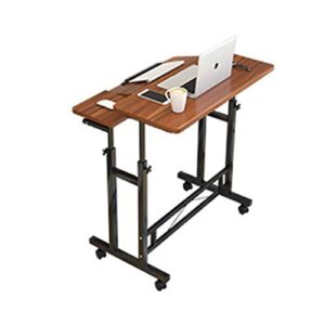 multifunctional desk movable computer laptop desk study writing desk adjustable with keyboard tray for home office (color : d)