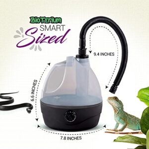 BIOTERIUM Reptile Humidifier | 2L Reptile Fogger Ideal In Terrarium for Reptiles | Compatible With Most Terrariums and Enclosures | With Extendable Hose and Adjustable Fog Output