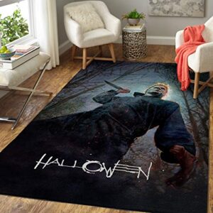 michael myers halloween series carpet living room rugs (large)