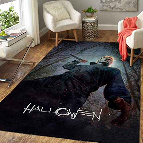 Michael Myers Halloween Series Carpet Living Room Rugs (Large)