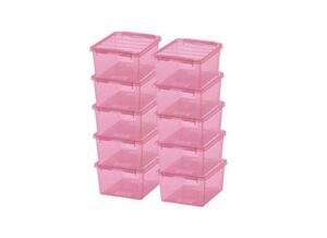 smartstore - colour 2 - set of 10 storage boxes - pink - 21 x 17 x 11 cm - 2l