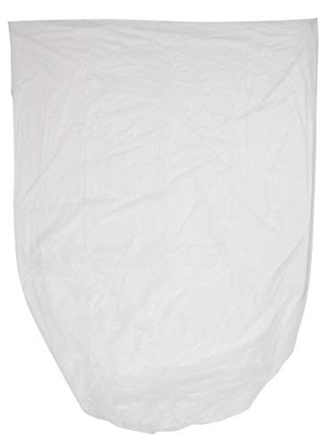 AmazonCommercial 45 Gallon Trash Bags 40" x 48" - 16 Micron Clear High Density Commercial Garbage Bags - 250 Count