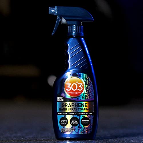 303 Graphene Nano Spray Coating - Next Level Carbon Polymer Protection, Enhances Gloss and Depth, Extreme Hydrophobic Protection, Beyond Ceramic, 15.5oz (30236CSR) Packaging May Vary, Blue