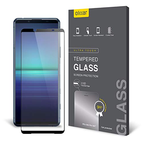 Olixar Screen Protector for Sony Xperia 5 II, Tempered Glass - Reliable Protection, Supports Device Features - Full Video Installation Guide