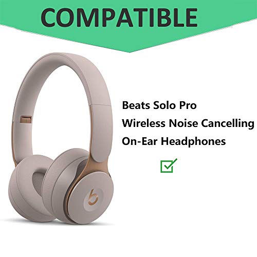 Replacement Top Headband Repair Parts Compatible with Beats Solo Pro Wireless Noise Cancelling On-Ear Headphones (Grey)
