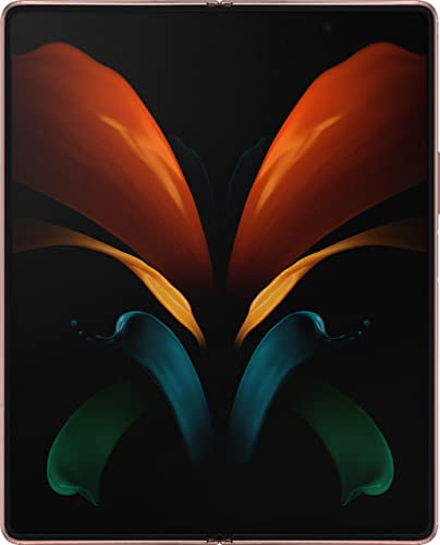 Samsung Electronics Galaxy Z Fold 2 5G | Factory Unlocked Android Cell Phone | 256GB Storage | US Version Smartphone Tablet | 2-in-1 Refined Design, Flex Mode | Mystic Bronze (Renewed)