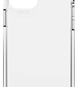 ZAGG Gear4 Crystal Palace Clear Case with Advanced Impact Protection [ Approved by D3O ], Slim, Tough Design for iPhone 12 Pro, iPhone 12 – Clear