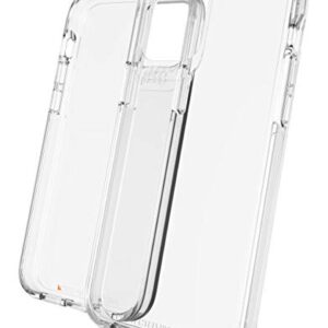 ZAGG Gear4 Crystal Palace Clear Case with Advanced Impact Protection [ Approved by D3O ], Slim, Tough Design for iPhone 12 Pro, iPhone 12 – Clear