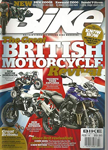 BIKE MAGAZINE, BRITAIN'S BIGGEST-SELLING BIKE MAGAZINE, FEBRUARY 2014 ~