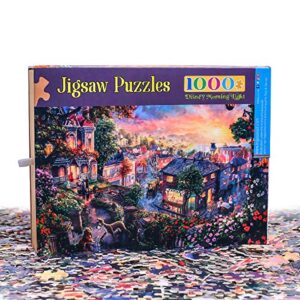Ingooood- Jigsaw Puzzle 1000 Pieces- Fantasy Series- Morning Light_IG-0865 Entertainment Wooden Puzzles Toys