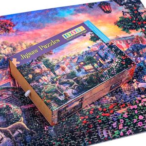 Ingooood- Jigsaw Puzzle 1000 Pieces- Fantasy Series- Morning Light_IG-0865 Entertainment Wooden Puzzles Toys