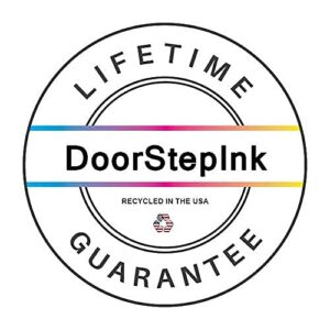 DoorStepInk Remanufactured in The USA Ink Cartridge Replacements for HP 962 Black, Cyan, Magenta, Yellow 4 Pack for Printers HP Officejet Pro 9010, 9012, 9013, 9015, 9016, 9019, 9020, 9025