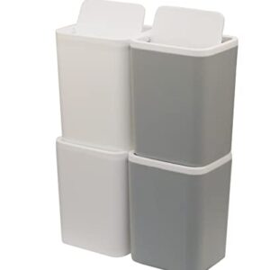 Besli Set of 4 Countertop Trash Can Mini Desktop Wastebasket