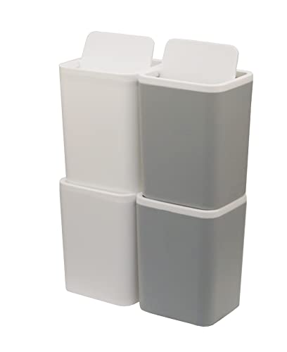 Besli Set of 4 Countertop Trash Can Mini Desktop Wastebasket