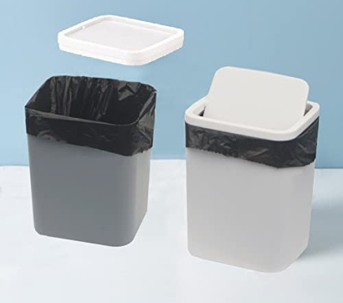 Besli Set of 4 Countertop Trash Can Mini Desktop Wastebasket