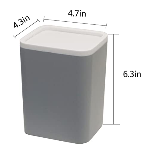 Besli Set of 4 Countertop Trash Can Mini Desktop Wastebasket