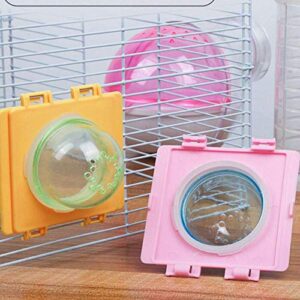 2 Set Small Animals Hamster Tunnel Cage Cover with Ventilation Holes External Pipe Interface Fitting Connection Board Tube Connector Stretch Resistant Inner Diameter 2.17 inch