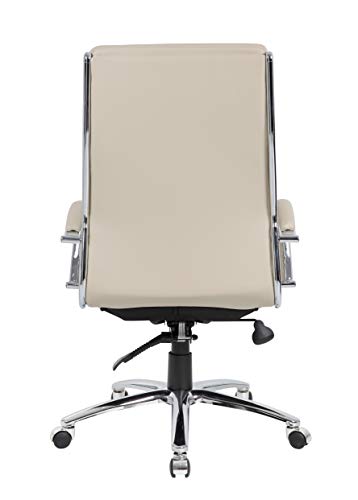 Boss Office Products Executive CaressoftPlus Chair with Metal Chrome Finish (B9471-BG), Beige