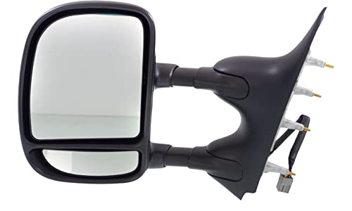 Garage-Pro Mirror Compatible with 2009-2014 Ford E-150, E-250, 2009-2016 E-350 Super Duty and E-450 Super Duty Towing, Driver Side, Power Glass