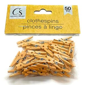 crafters square mini wood clothespins 50 pc