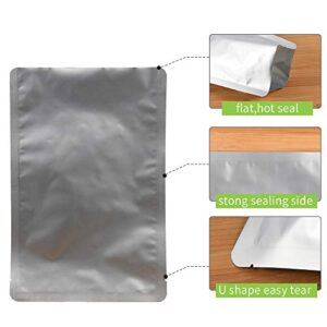 NEOTHIC Mylar Bags - Mylar Aluminum Foil Bags 30 Pieces 3 Sizes,Metallic Mylar Foil Flat Heat Sealing Bags Storage Bags Pouch for Food Coffee Tea Beans (5 x 7 Inch, 6 x 9 Inch, 8 x 11 Inch)