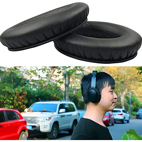 QC45 Replacement Ear Pad Cushions Compatible with Bose QuietComfort 15 QC15 QC25 QC35 QC35II QC45 AE2 AE2i AE2W SoundTrue SoundLink Headphones(Black)