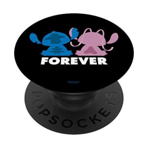 disney stitch and angel forever popsockets grip and stand for phones and tablets