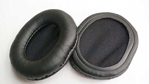 Maintenance Substitute Ear Pads for Jabra UC Voice 150 MS Duo/Mono Corded Phone Headphones Repair Parts (Earpads+Mic Sponge 1 Set)