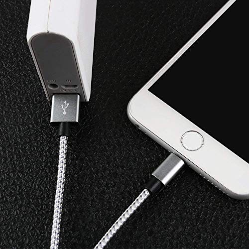 iPhone Charger, 4Packs(3ft 6ft 6ft 10ft) Charging Cable MFi Certified USB Lightning Cable Nylon Braided Fast Charging Cord Compatible for iPhone13/12/11/X/Max/8/7/6/6S/5/5S/SE/Plus/iPad