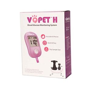 VQPET H Veterinary Blood Glucose Monitoring System for Pet Use Starter KIT